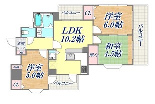 サンビルダー北野壱番館の物件間取画像